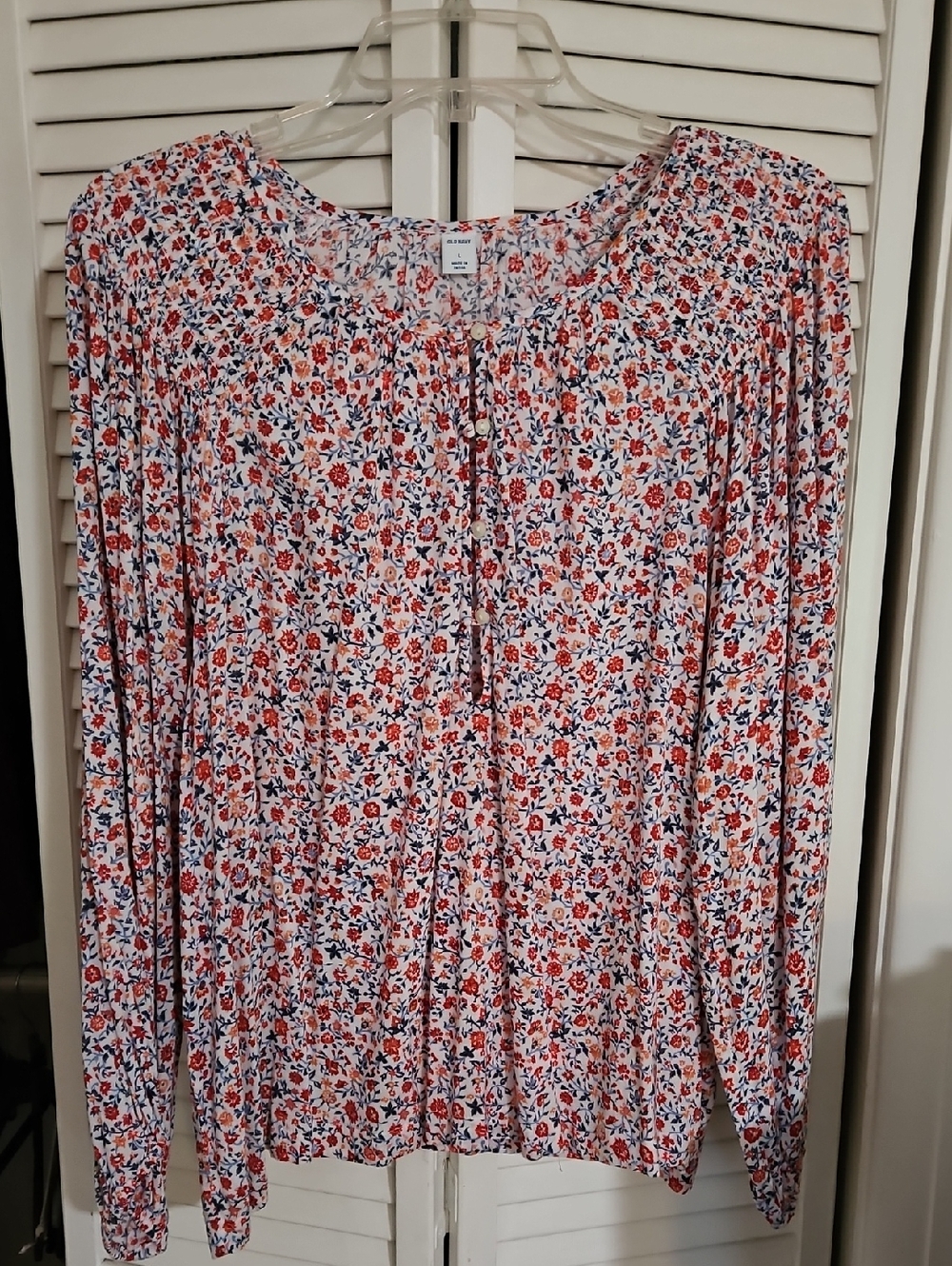 Smocked Top Lovely Floral